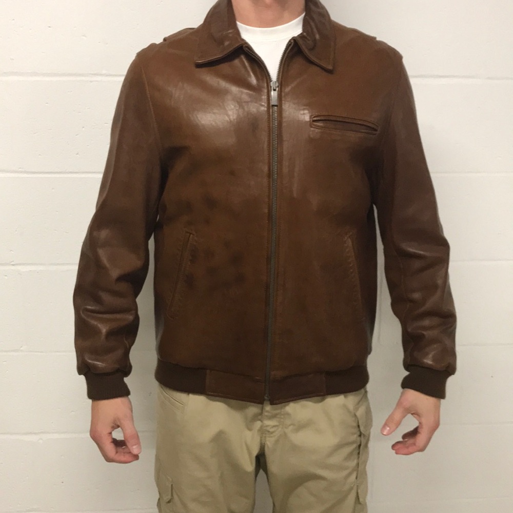 Johnston & Murphy Leather Jacket